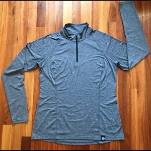 REI Co-Op 1/4 Zip L/S Pullover Men’s Large Grey